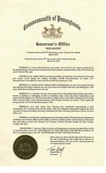 Pennsylvania Proclamation (2018)