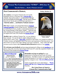 VWC SITREP 2016, Issue 10